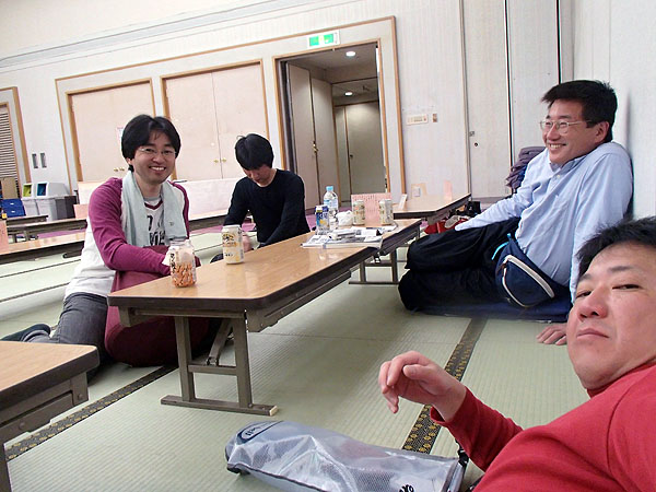 黄金の湯館にて